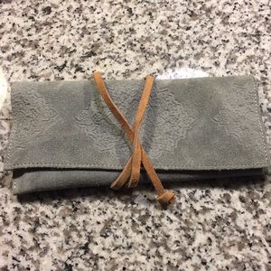 Suede wallet